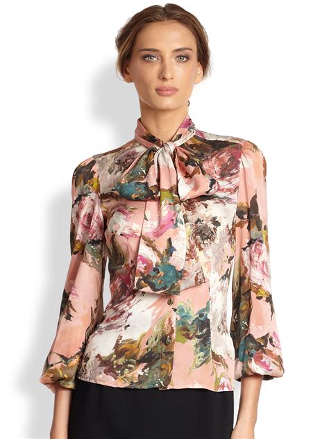 dolce gabbana silk blouse.